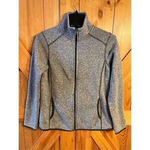 Eddie Bauer Women Small Gray Jacket Coat (2462)